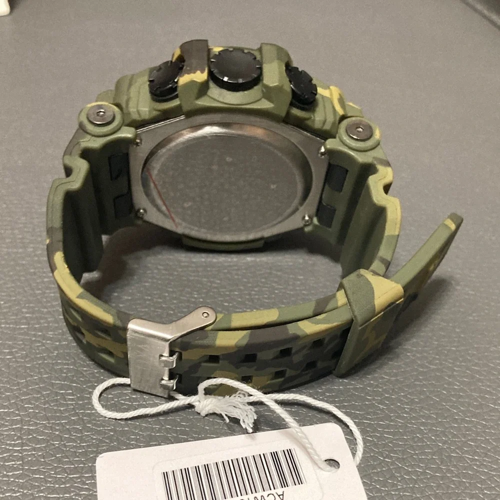 Activa Men's Watch - 56mm, Camouflage, Green (ACW1968-001)